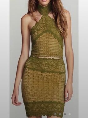 Nightcap Clothing Sierra Lace Skirt Set.